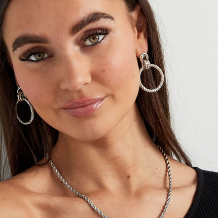 Collier unisexe torsadé - doré - 4.5MM