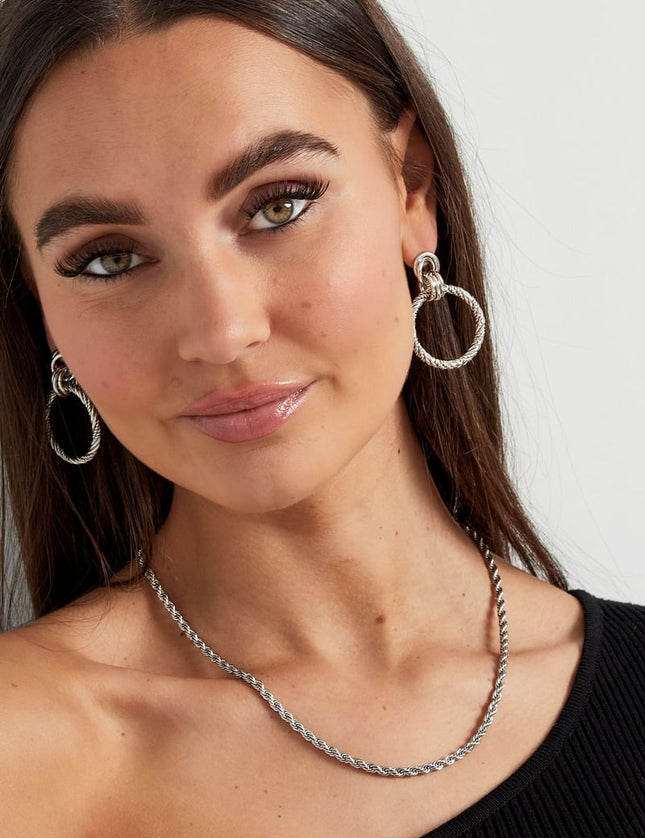 Collier unisexe torsadé - doré - 4.5MM