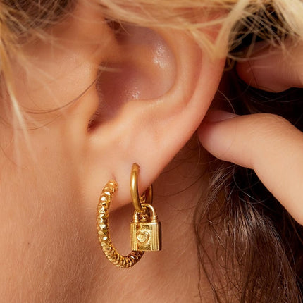 stainless steel hoop earrings 