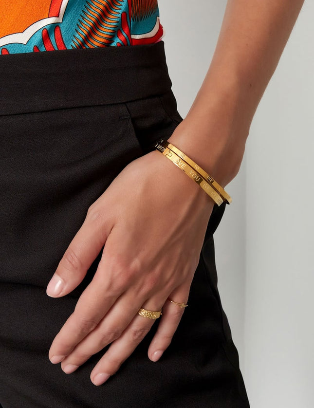 slave bracelet love you to the moon and back small