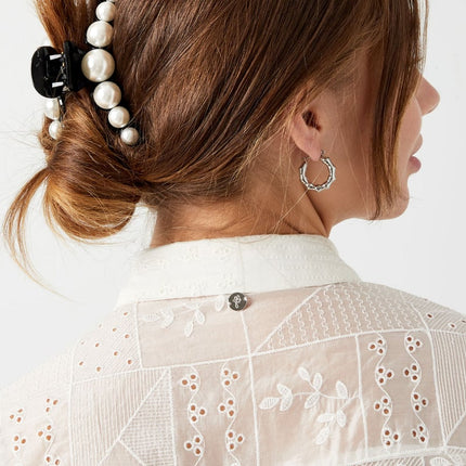 Barrette grosses perles