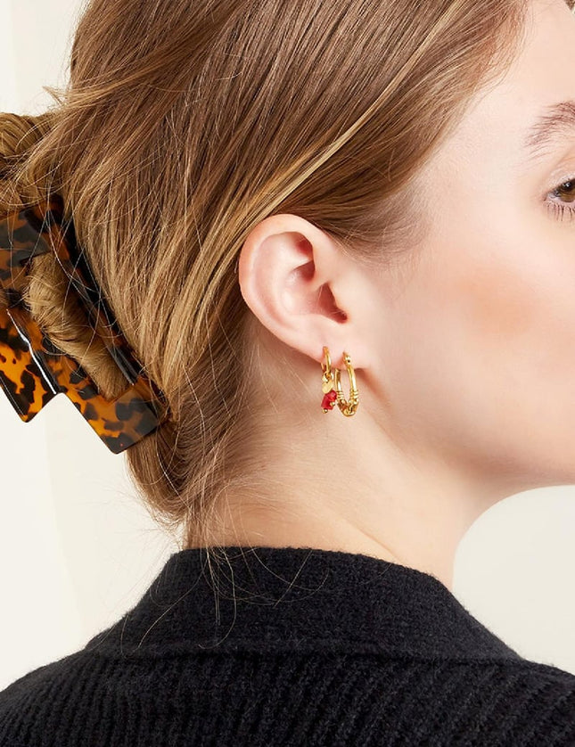 Modèle de pince à cheveux Beige Sheet Material