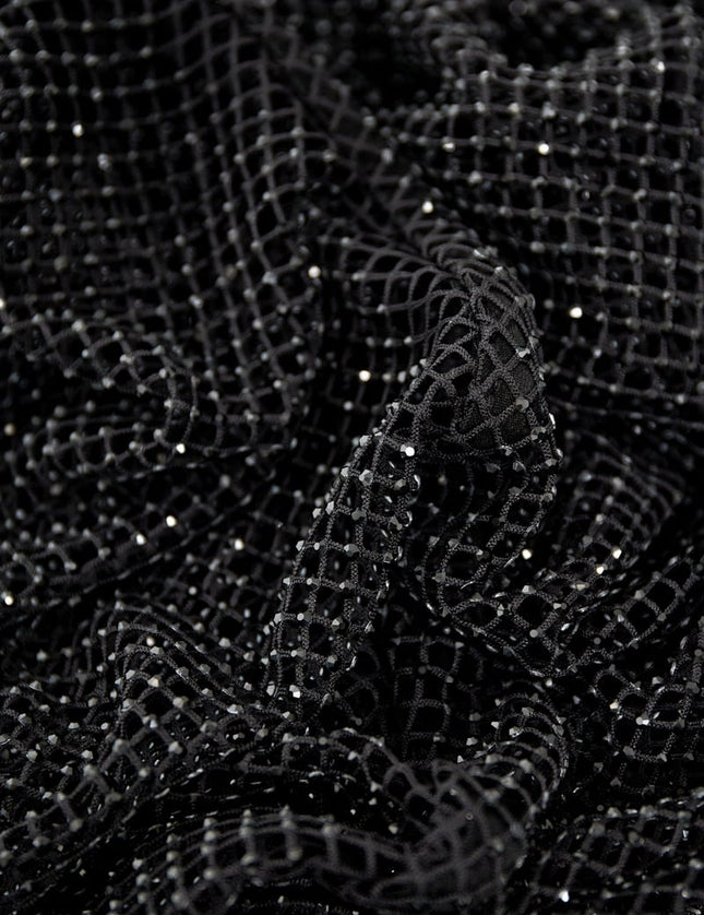 Long sparkly dress - black - S