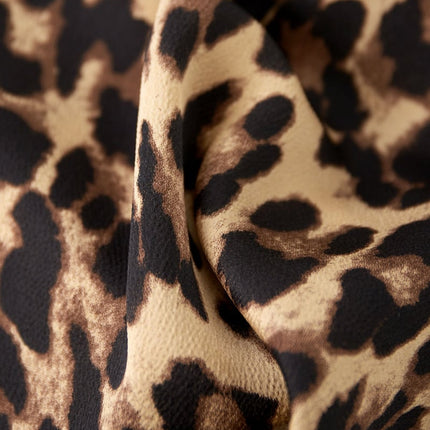 Long leopard print skirt