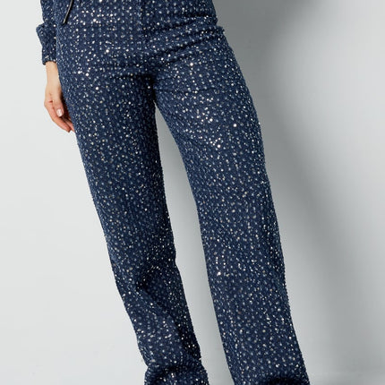 Jean en denim avec paillettes