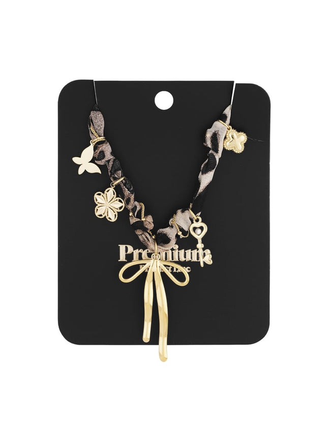 collier tendance léopard