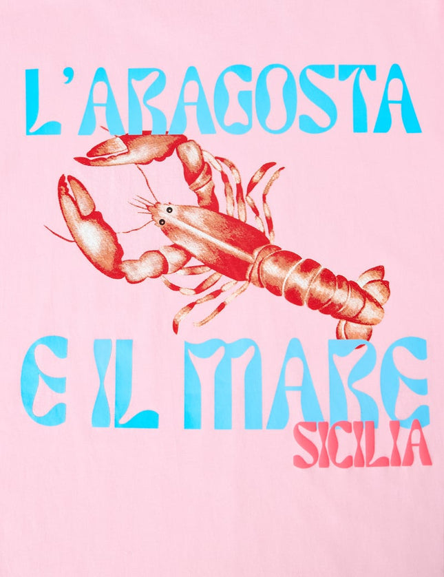T-shirt oversize Aragosta Riviera Sicilia