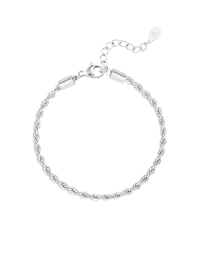 Bracelet tourné jasseron - doré-3.0MM