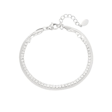bracelet double avec diamants