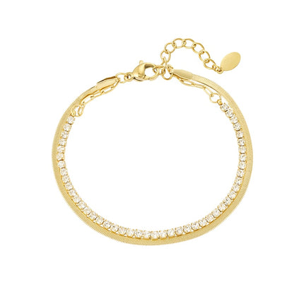 bracelet double avec diamants