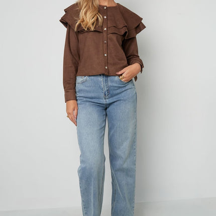 Layered Blouse Suede