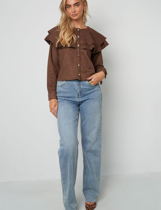 Layered Blouse Suede