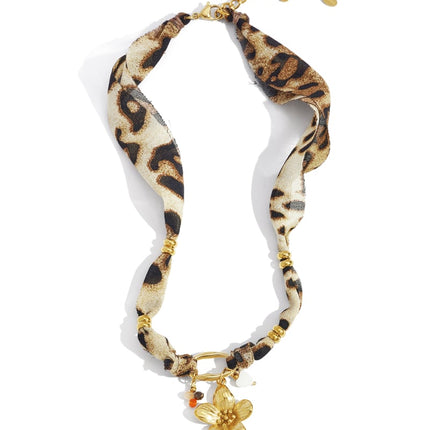 Colliers pendentifs Fleur Imprimé Léopard Décontracté Quotidien Simple Série Bijoux pour femmes