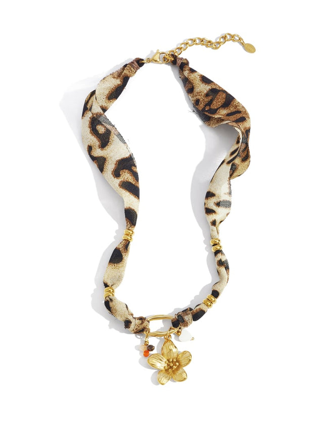 Colliers pendentifs Fleur Imprimé Léopard Décontracté Quotidien Simple Série Bijoux pour femmes
