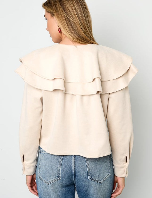 Layered Blouse Suede