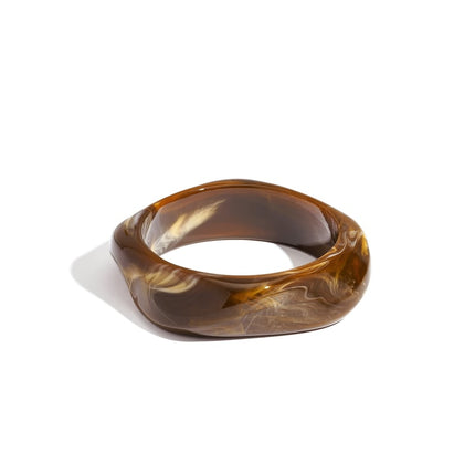 Acrylic Bangles Solid Color Casual Daily Simple Series Women's jewelry