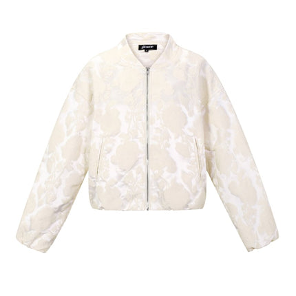 Jacquard Jacket Flower