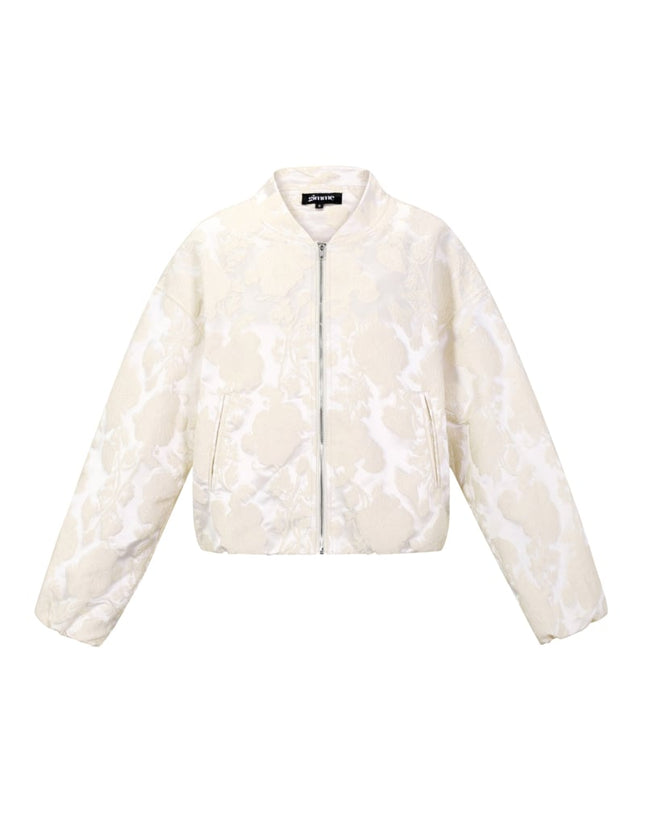 Jacquard Jacket Flower