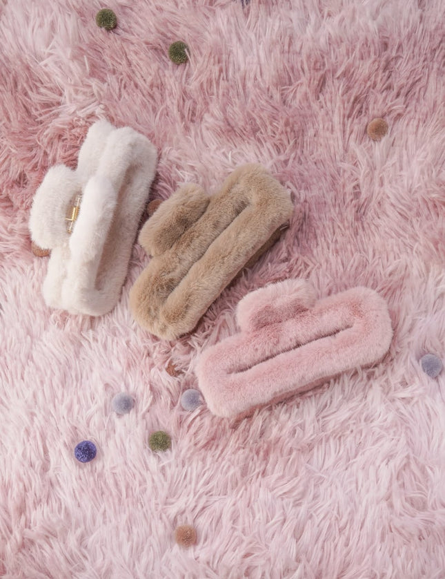 Barrette à cheveux Fluffy Straight