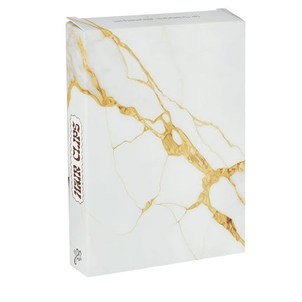 Boîte à pinces à cheveux marbre - argent doré