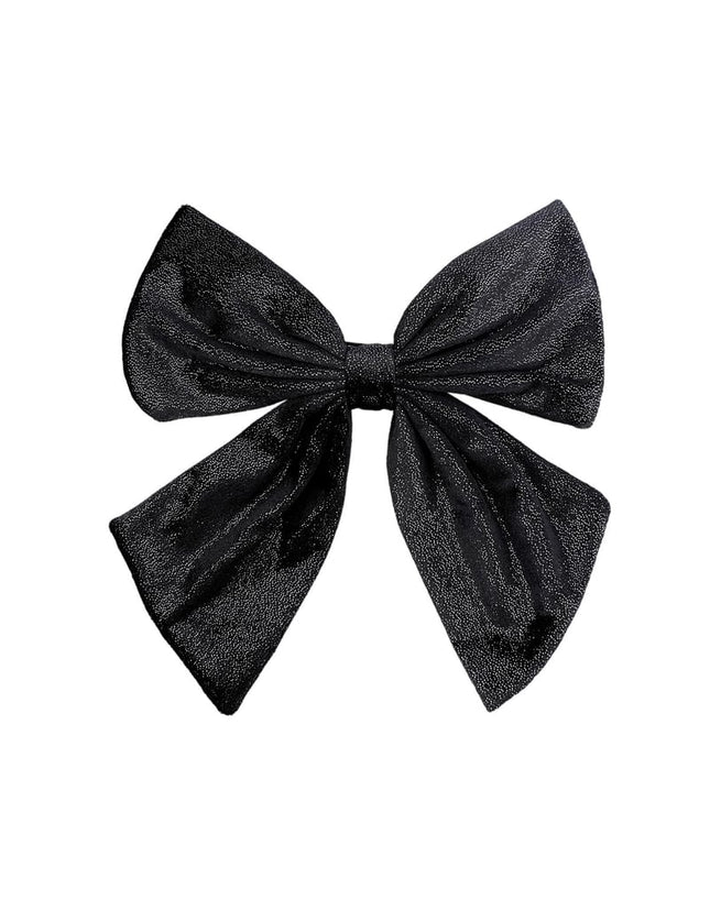 Belle pince à cheveux en forme de nœud - noire