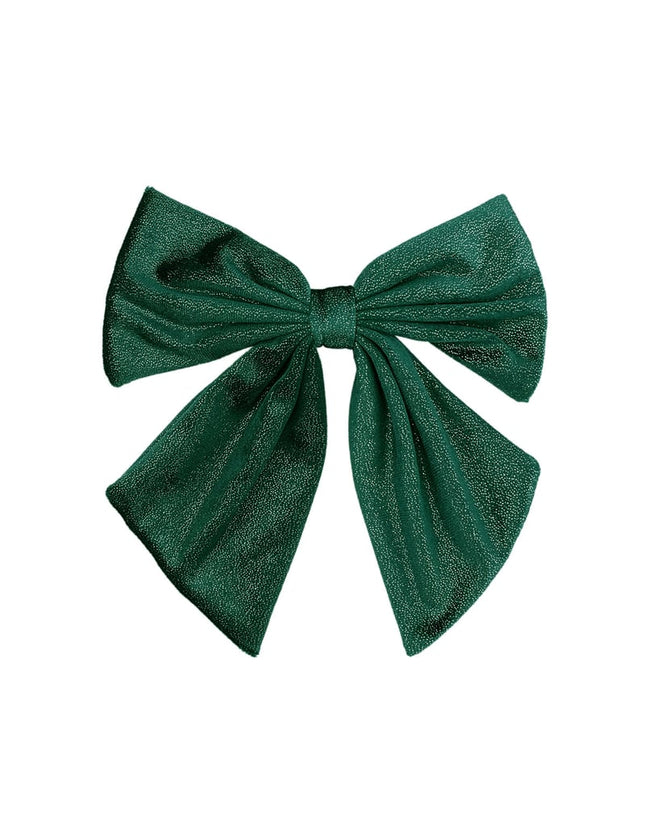 Belle pince à cheveux en forme de nœud - noire