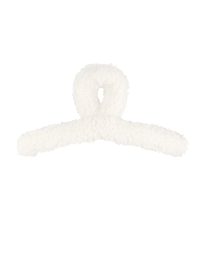 Fluffy Teddy Hair Clip