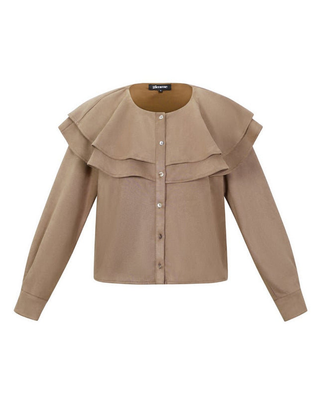 Layered Blouse Suede