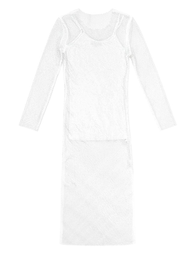 Long sparkly dress - black - S