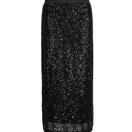 Jupe à paillettes - noire