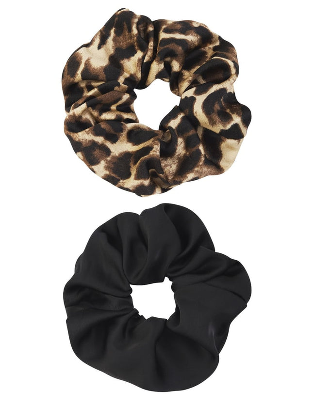 Ensemble chouchous duo sauvage - marron noir