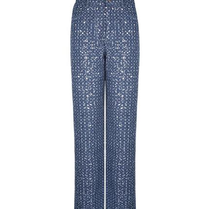Jean en denim avec paillettes