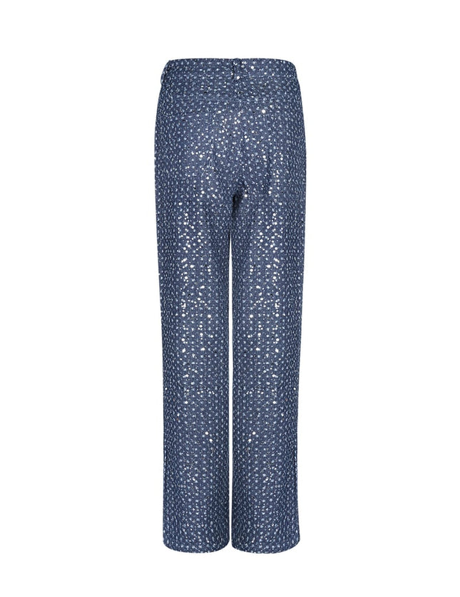Jean en denim avec paillettes