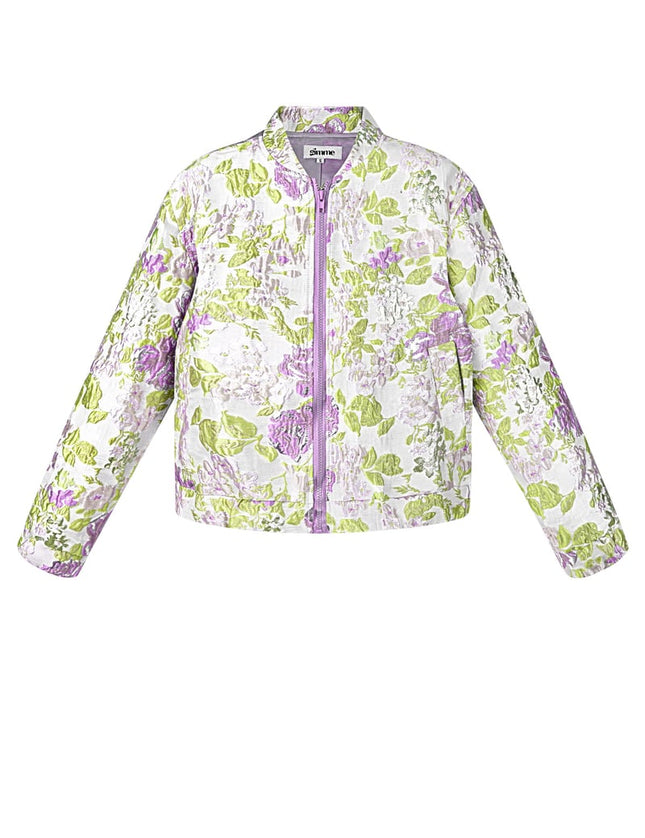 Veste fusion de fleurs