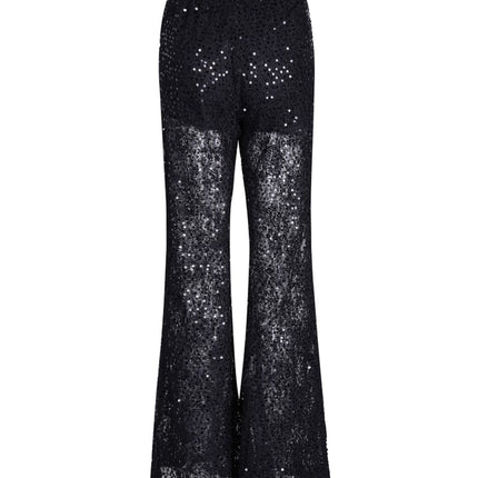Pantalon en dentelle à paillettes