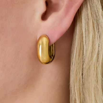   Hoop Earrings irregular shape rectangle Casual Daily Simple Series Women's jewelry