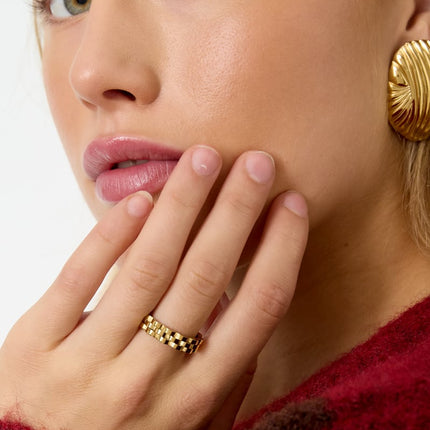 Stainless Steel Minimalist Rings irregular shape Simple Daily Simple Series Women's jewelry