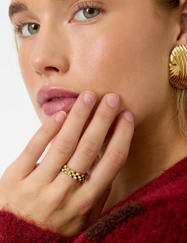 Stainless Steel Minimalist Rings irregular shape Simple Daily Simple Series Women's jewelry