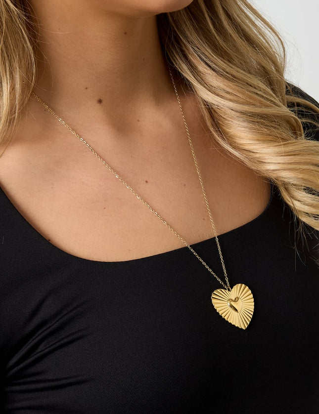 Colliers pendentifs en acier inoxydable, série cœur, décontracté, quotidien, simple, bijoux pour femmes