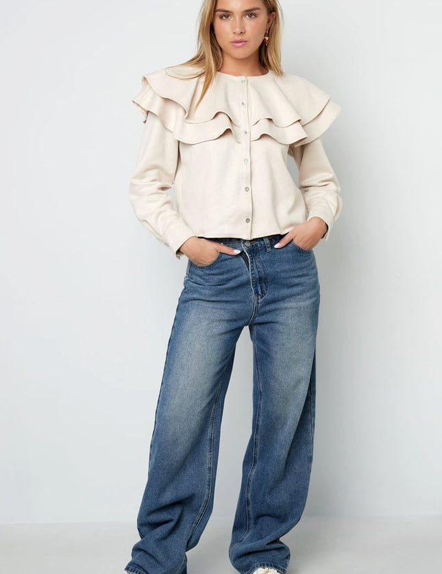Layered Blouse Suede