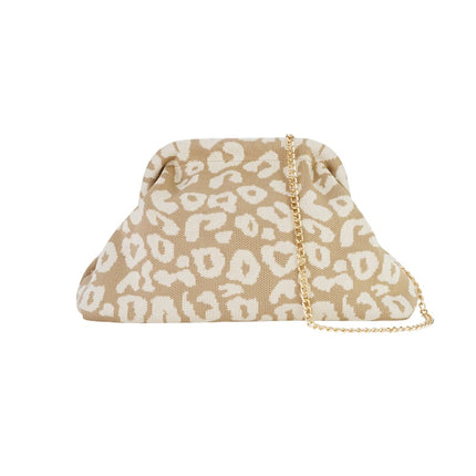 Sacs de plage imprimé léopard décontractés en polyester, accessoires quotidiens