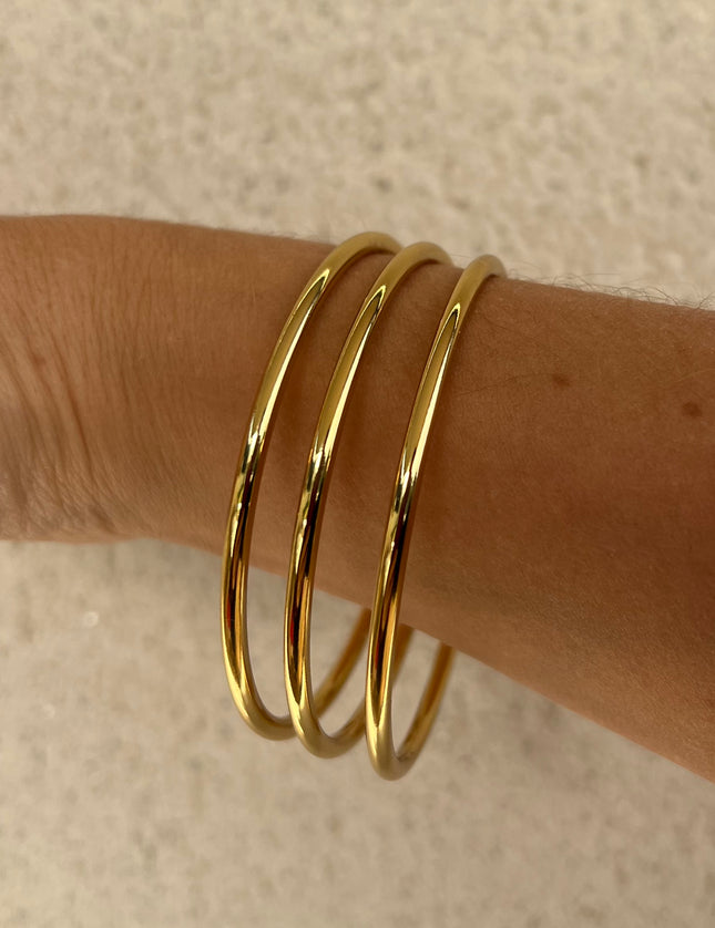 Lot de 3 joncs Acier Inoxydable 65mm int.