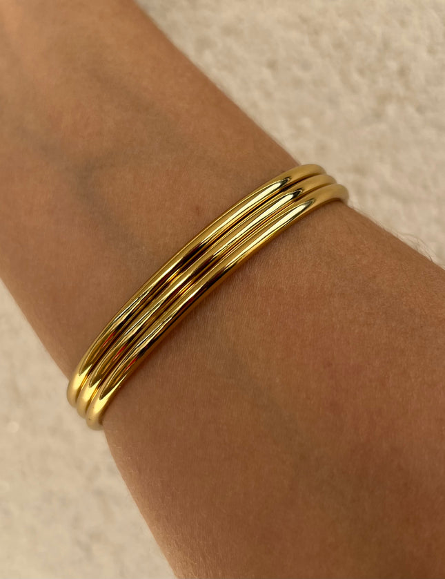 Lot de 3 joncs Acier Inoxydable 65mm int.