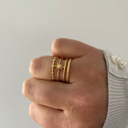 Bague Acier Inoxydablle Ajustable