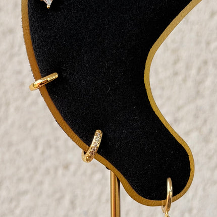 Lot de 4 boucles d'oreilles TENDANCE