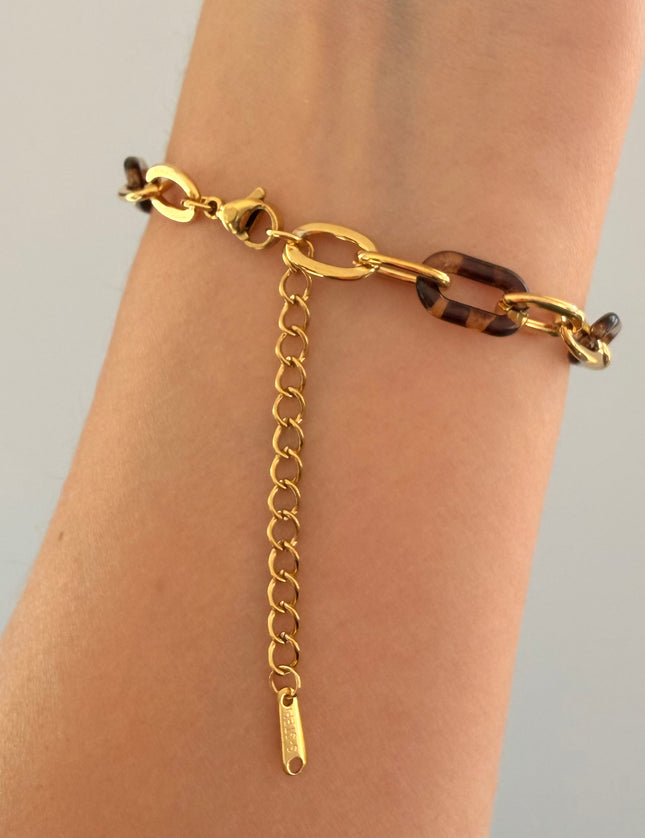 Bracelet Acrylique et Acier inoxydable Ajustable