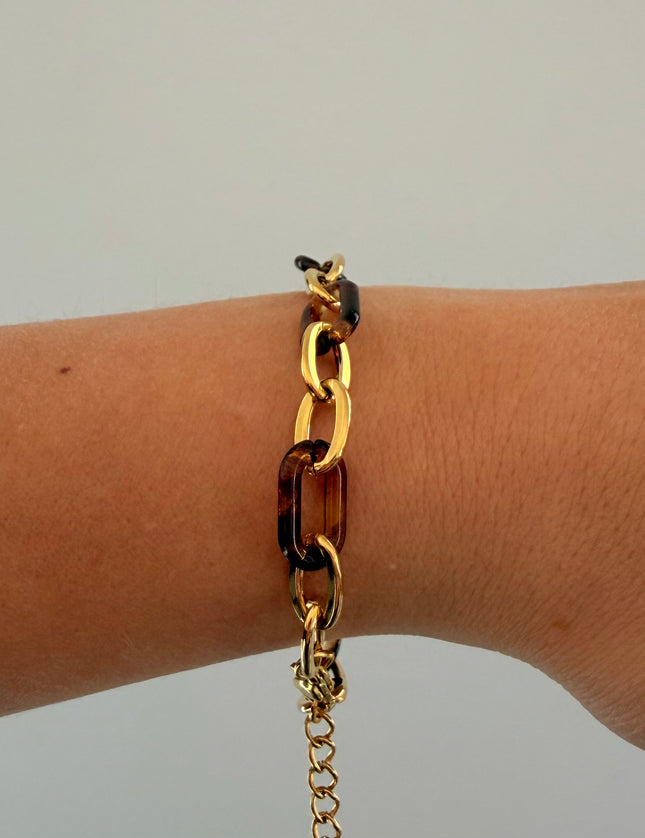 Bracelet Acrylique et Acier inoxydable Ajustable