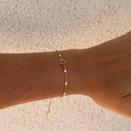 Bracelet Tortue Acier inoxydable
