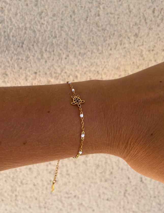Bracelet Tortue Acier inoxydable