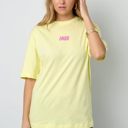 Amor por el mar oversized tee